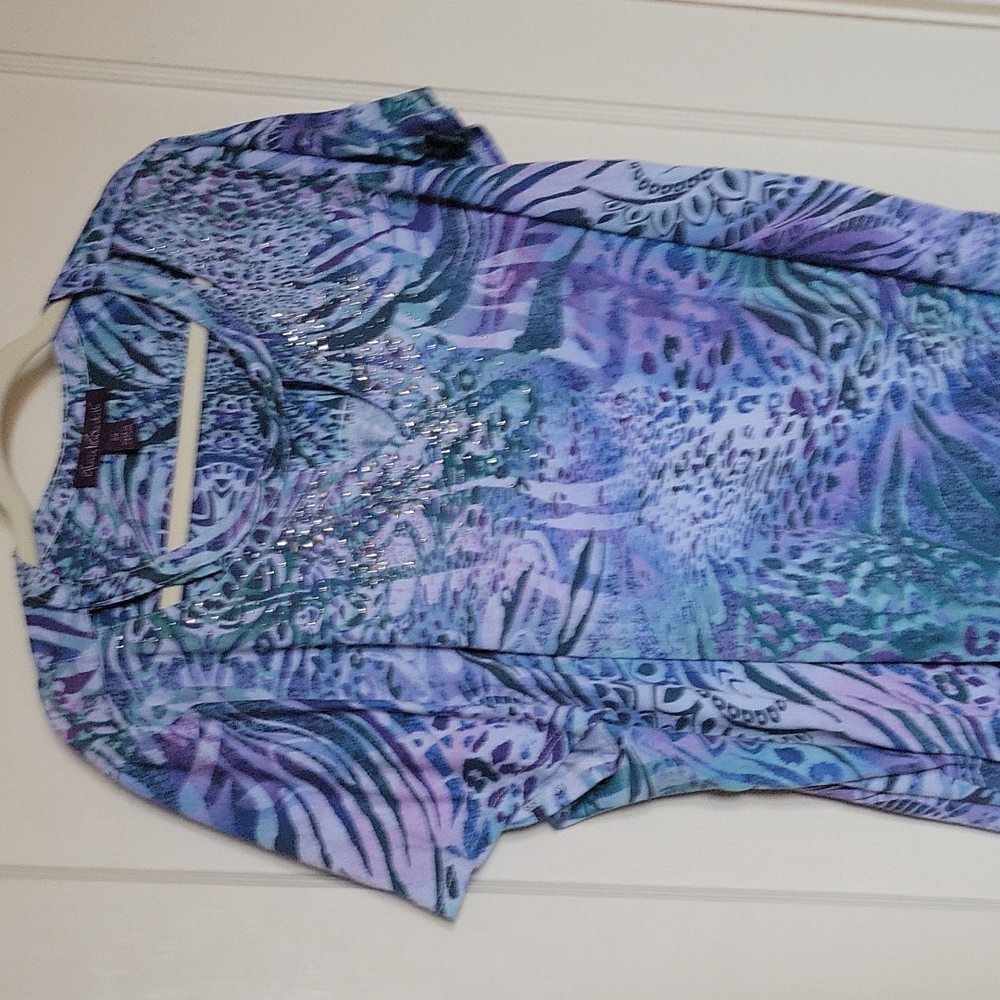 Gloria Vanderbilt Top Blue